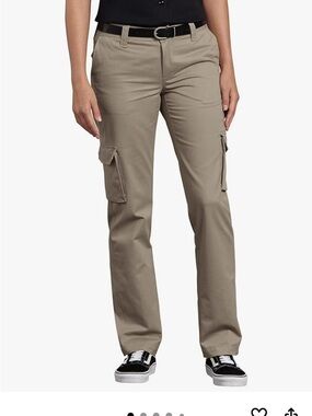 Dickies Women's Khaki Cargo Pants